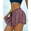 Women Summer Shorts Solid High Waist Casual Sport Pleated|ru Women Summer Shorts Solid High Waist Casual Sport Pleated|ru