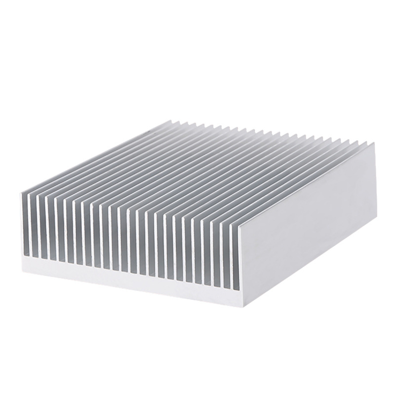 定制加工电子板散热片路由器散热铝型材散热器密齿铝型材大功率铝