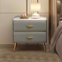 全实木床头柜轻奢高级感现代简约小柜子床边柜卧室小型床头收纳柜