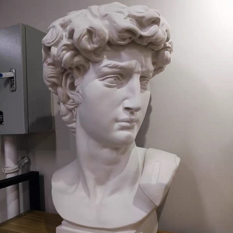 大卫雕像石膏头像人物摆件中小号美术素描模型装饰雕塑拍照摄影婚