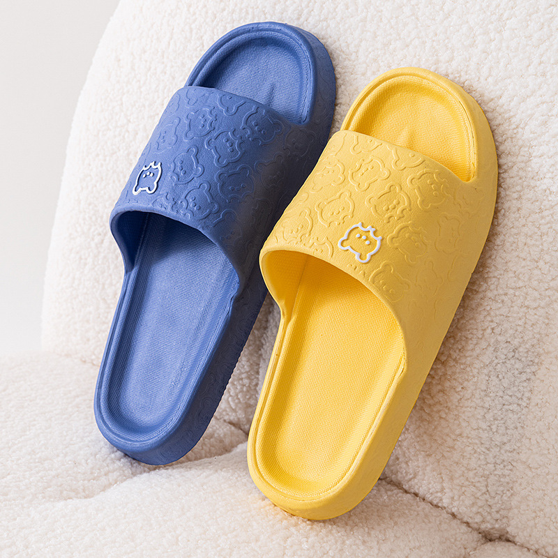 Qida Shun 2024 New Slippers Summer Couple Indoor Lightweight and Wear-Resistant Men's and Women's Home Slippers Wholesale