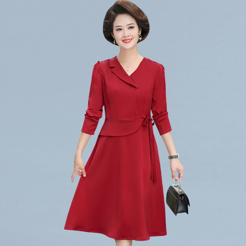 结婚父母穿的衣服儿子礼服准婆婆婚礼新婚妈妈装姨婆婆婚宴装穿的