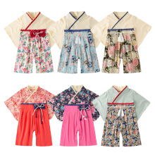 日本小孩和服儿童女童宝宝和服婴儿连体衣春夏秋款长袖日式爬服