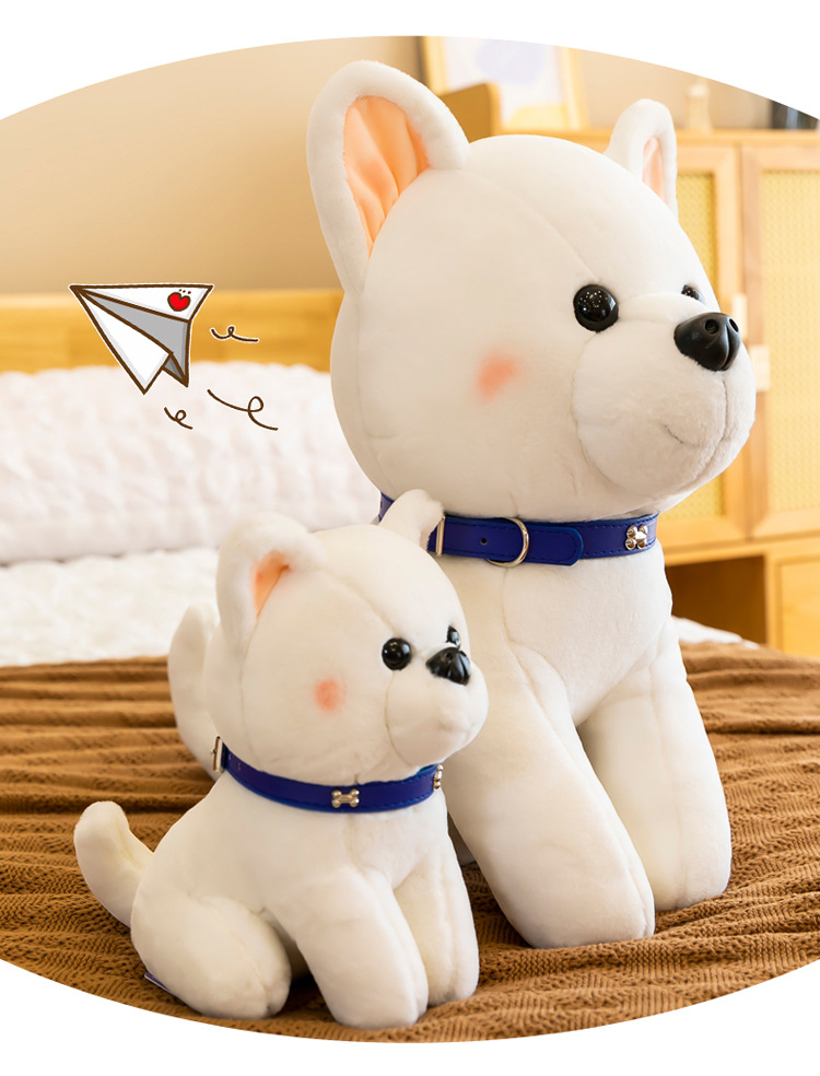 新款博美狗公仔毛绒玩具布娃娃睡觉抱枕狗玩偶情人节礼物送女友