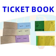 TICKET BOOK 国外通用订单本公交车票长途汽车票便签本可撕