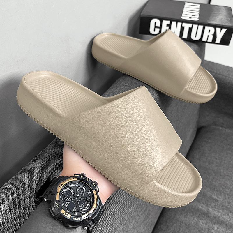 新款爆款网红拖鞋男踩屎感外穿夏季情侣防滑居家耐磨休闲一字拖男