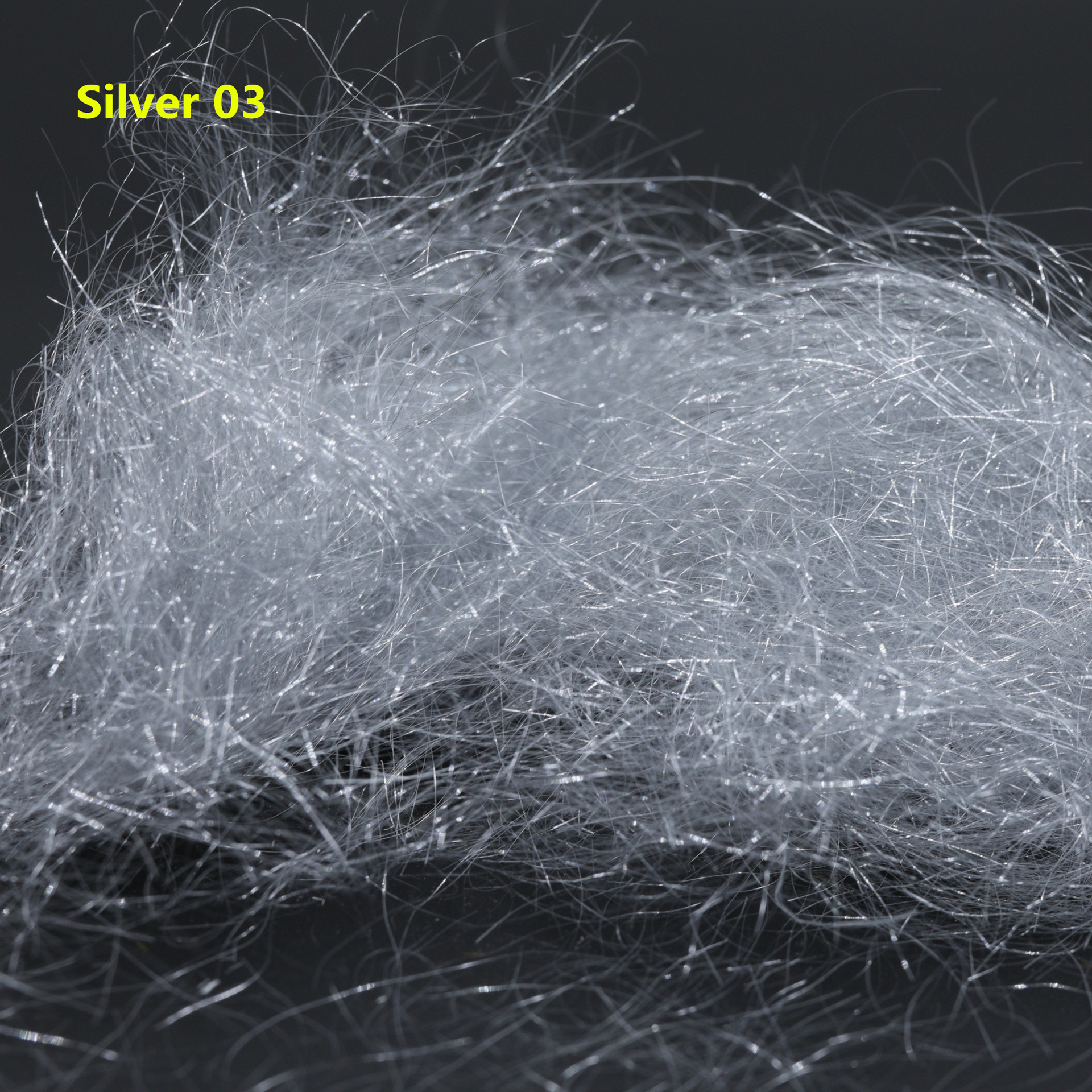 angelina fibre金属纤维短纤银色纤维 silver 03