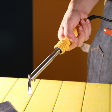 得力(deli) 外热式电烙铁家用焊接工具电焊笔焊锡电洛铁电络铁