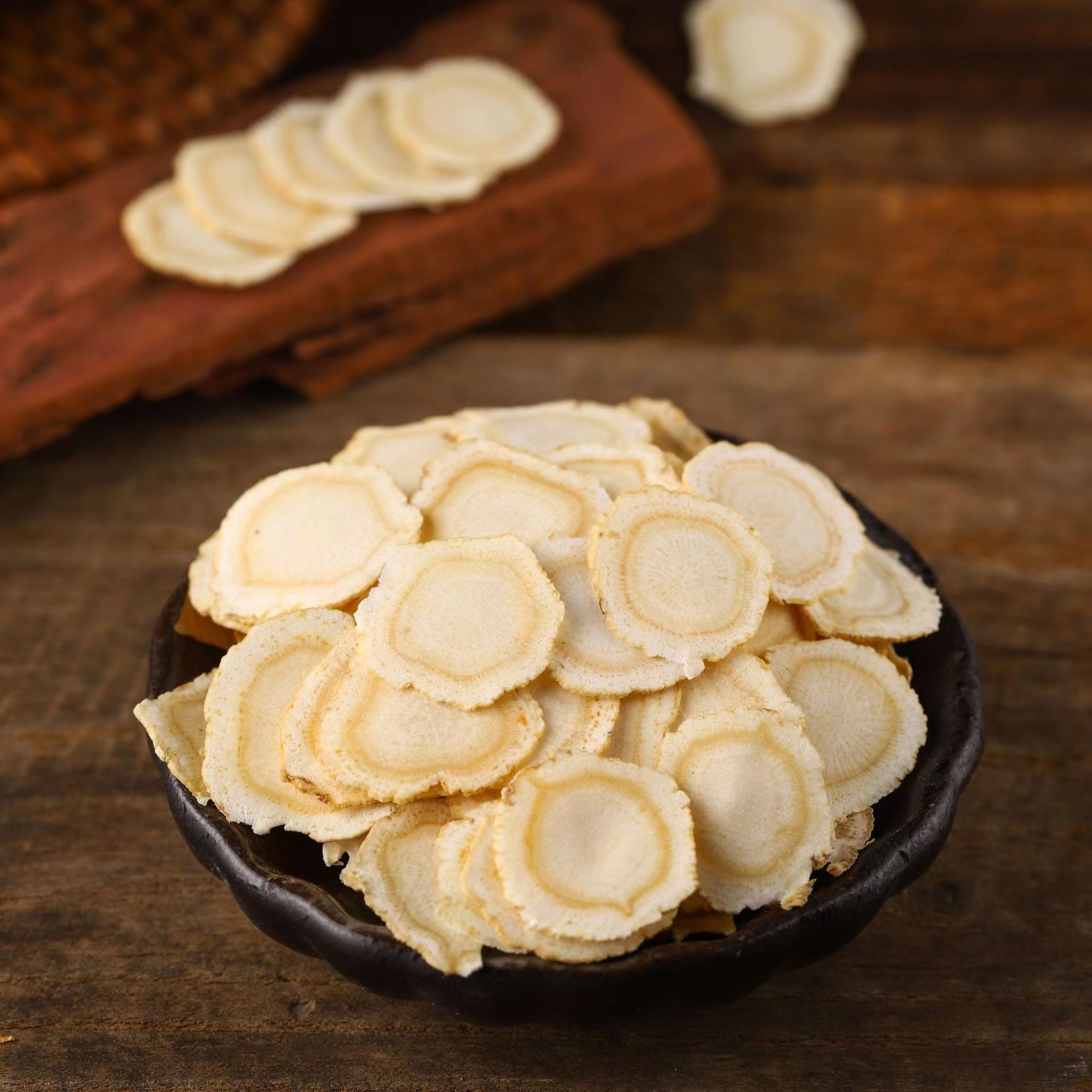 加拿大西洋参切片产地货源散装西洋参软枝切片花旗参含片源头批发