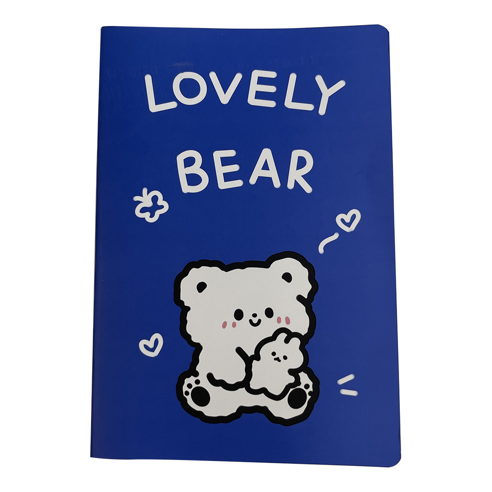 Cartoon Creative Student Notebook Diary Soft and Adorable Bear Work Meeting Soft Surface Copy Notebook Notepad