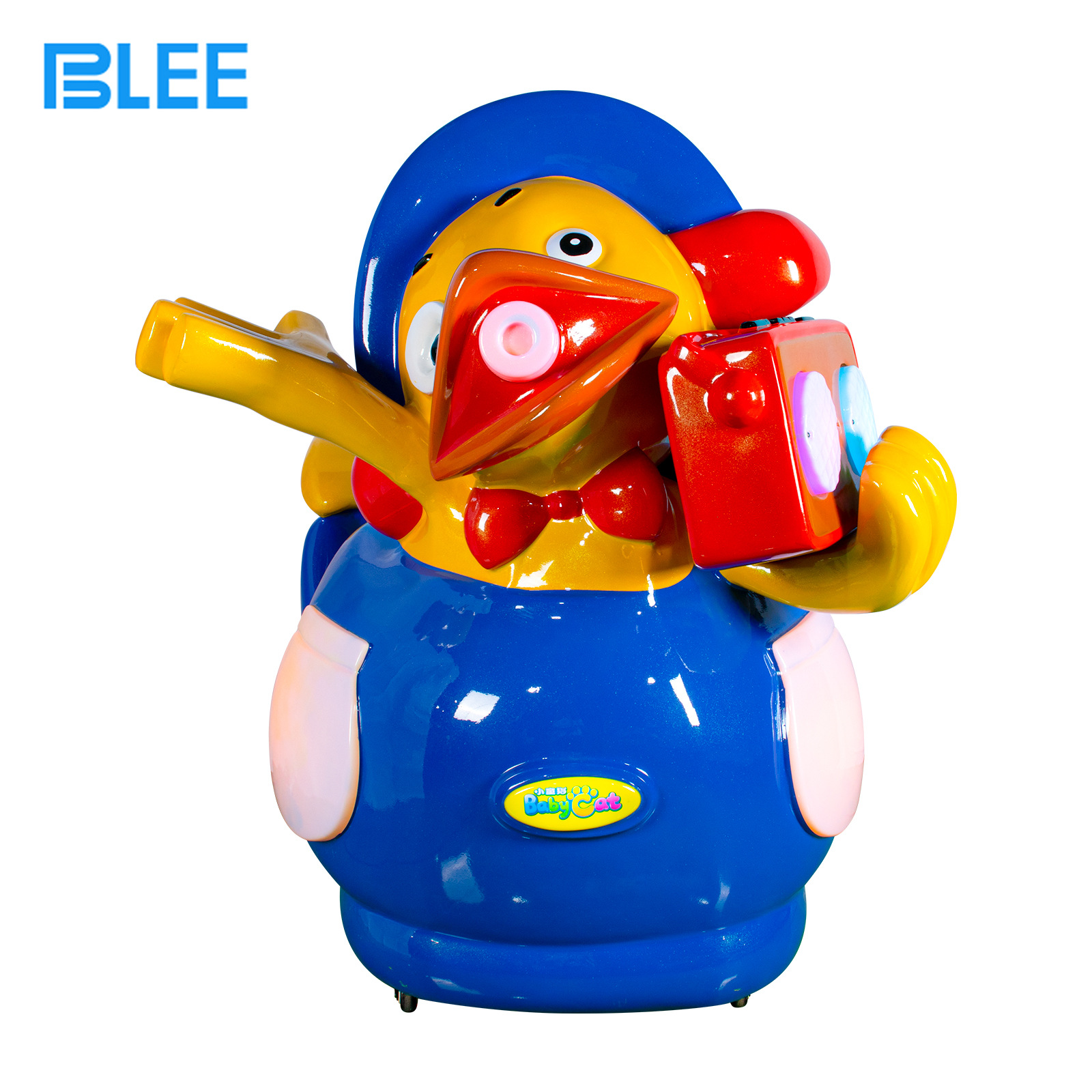 商场玻璃钢商用儿童摇摇椅娱乐电玩游戏投币摇摆机鸭老板 摇摇车