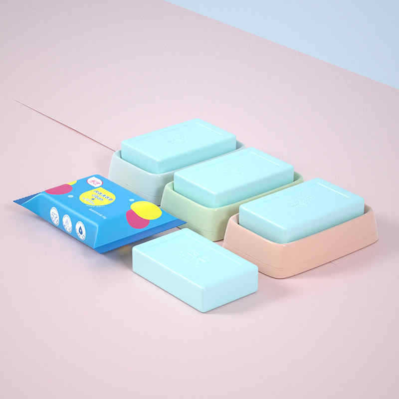 蓝漂工厂厂家批发家用内衣皂温和亲肤去渍男女内衣洗衣皂80g5块