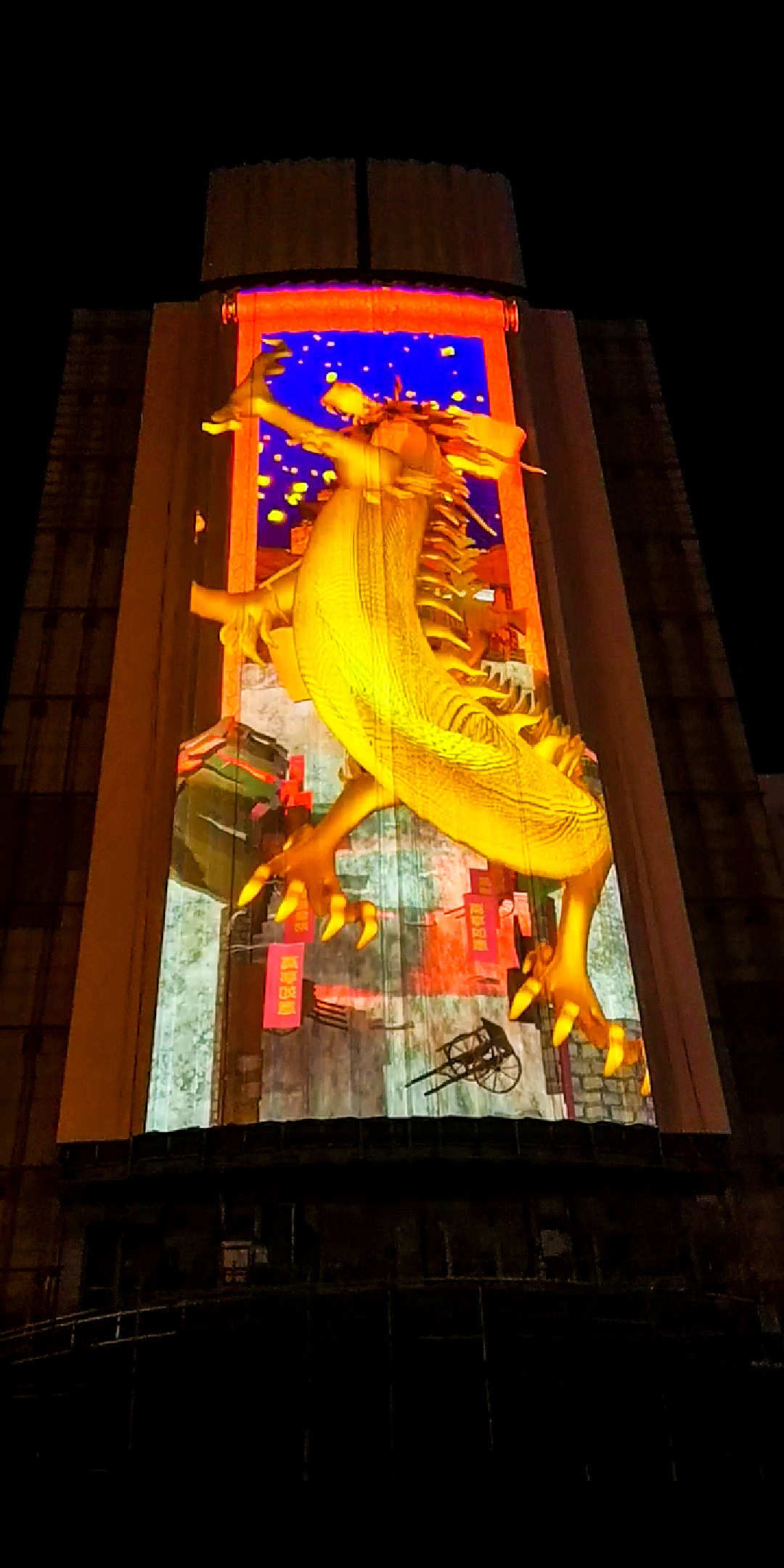 x2古建筑激光动态投影灯,激光巨幕投影pg灯厂家都市巨影科技