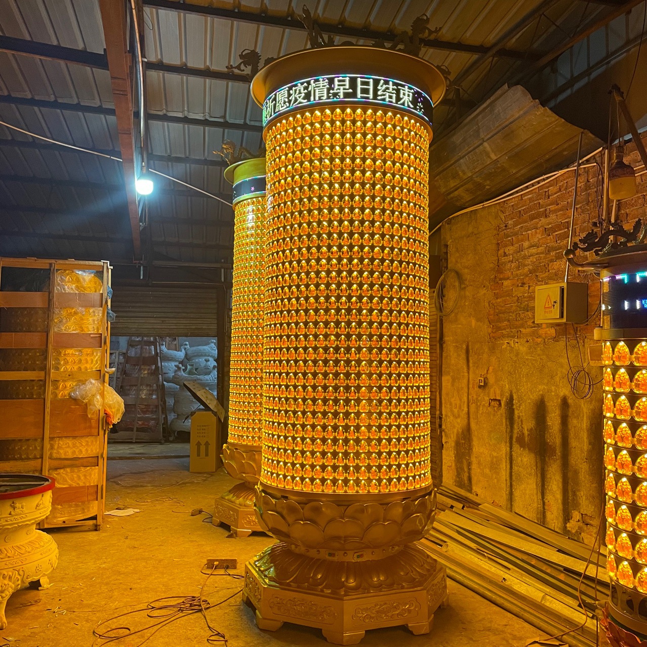 厂家批发千佛灯多佛像 寺庙千佛灯 长明千佛灯 功德电子千佛灯山