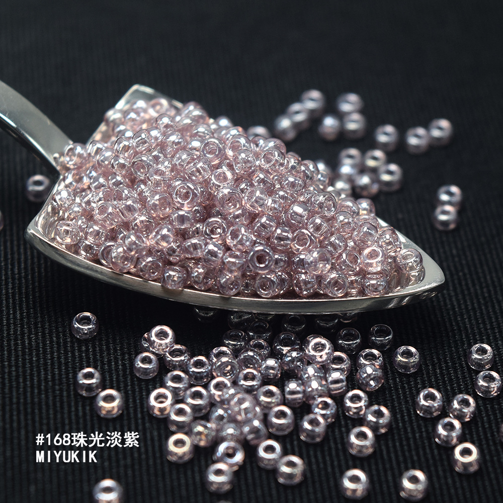 心欣diy日本进口miyuki御幸珠光透明米珠2mm串珠散珠#168-阿里巴巴