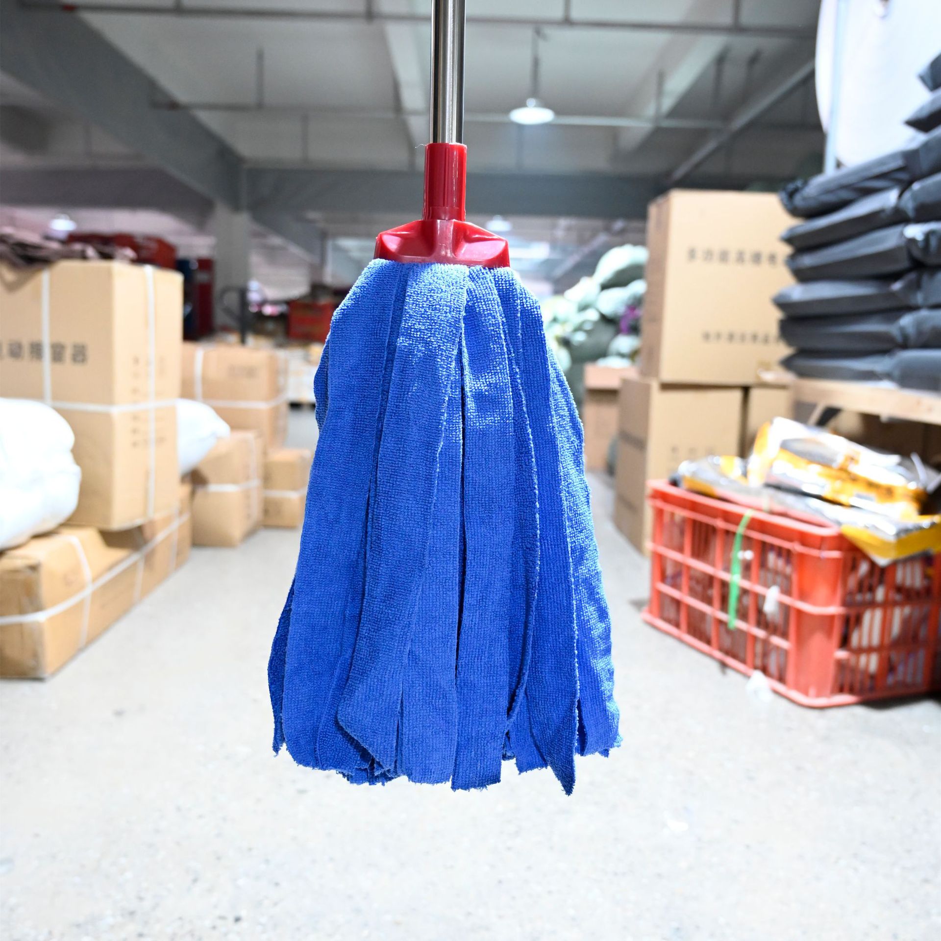 毛巾布水拖老式布条拖把不锈钢拧水拖把墩布地拖工厂批发