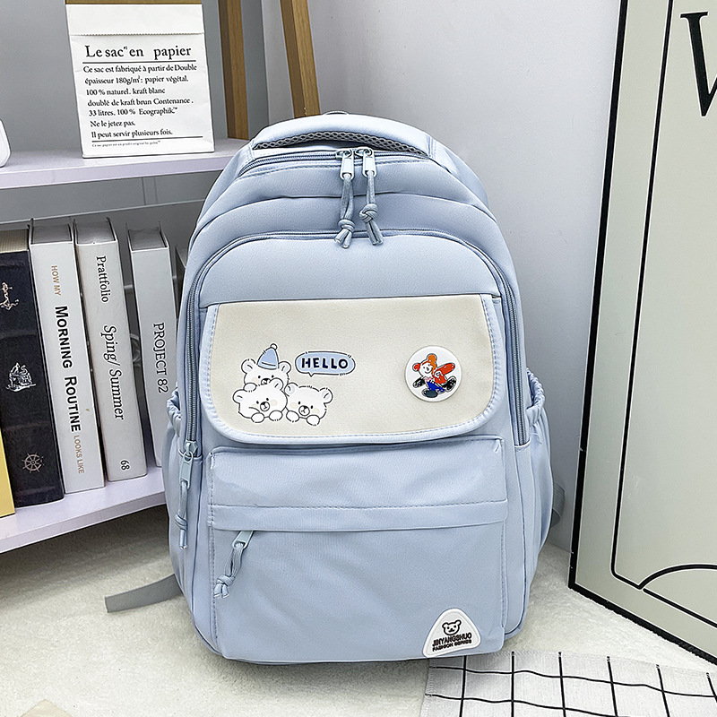 Trendy Casual Backpack for Girls Ins Style College Students Bag Backpack Good-looking Backpack Lightweight for Girls