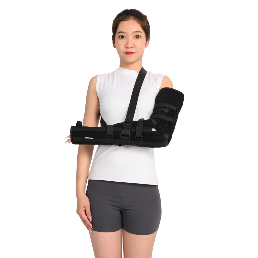 肘关节固定支具手臂骨折固定带上肢脱臼中风偏瘫手臂弯曲手腕固定