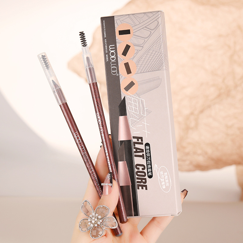 Wodwod Quick Drawing Machete Line Drawing Eyebrow Pencil Naturally Waterproof Not Smudge Pull Wire Cut-Free Beginner Makeup Artist Special