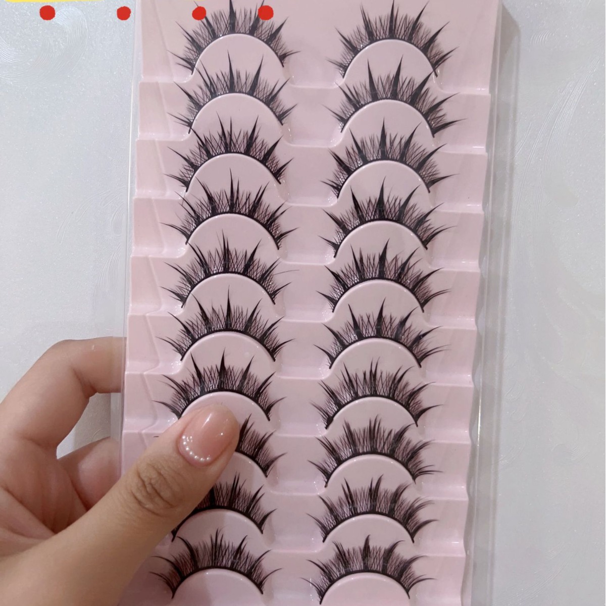 欧美假睫毛自然放大双眼浓密纤长款外贸款10对装芭比睫毛-阿里巴巴