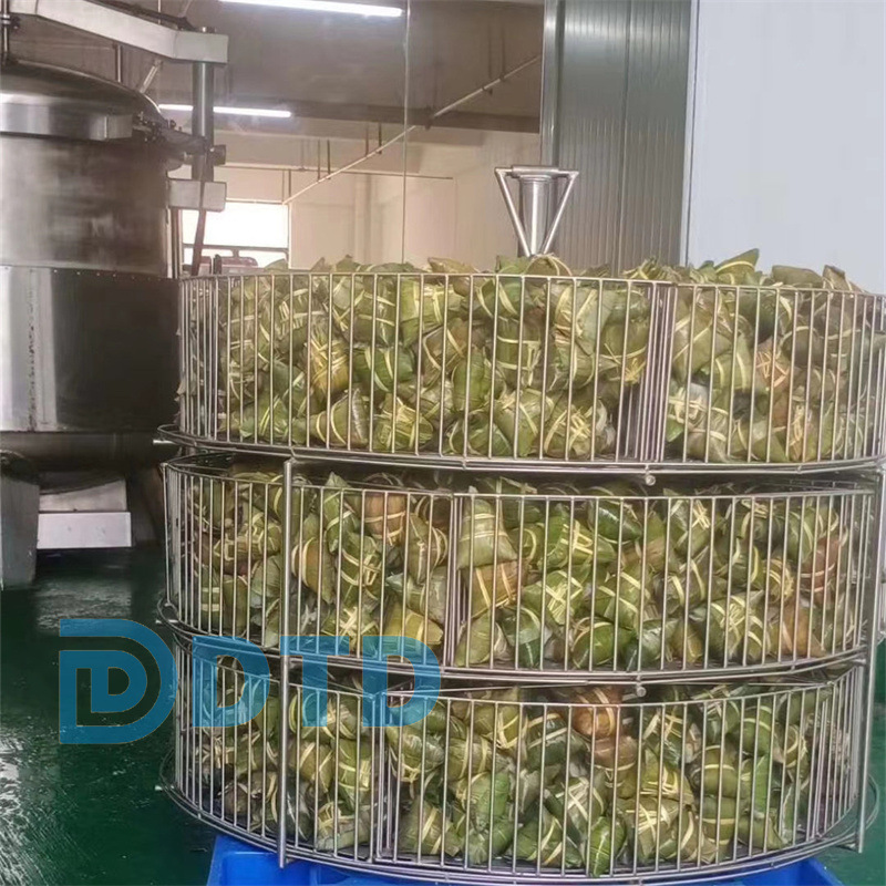 粽子蒸煮生产线嘉兴粽子生产设备全自动煮粽锅海南粽子蒸煮锅商用
