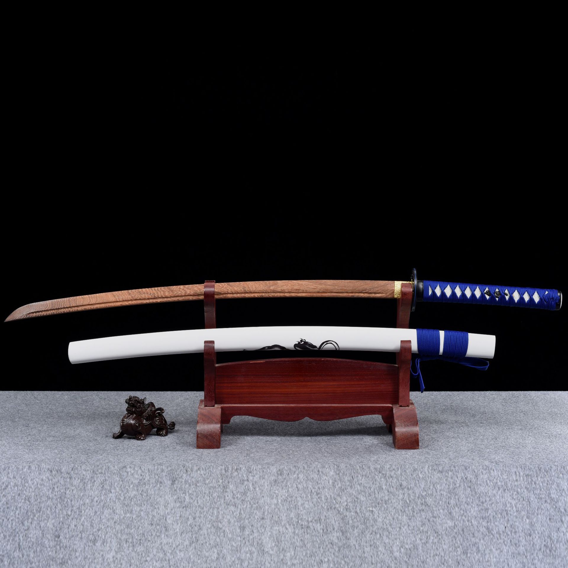 龙泉刀剑花梨木木刀素装影视道具cos角色扮演冷兵器动漫未开刃