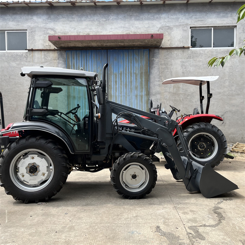 农用黑金刚504/704四驱拖拉机 强压多路阀大桥秸秆还田旋耕犁地机