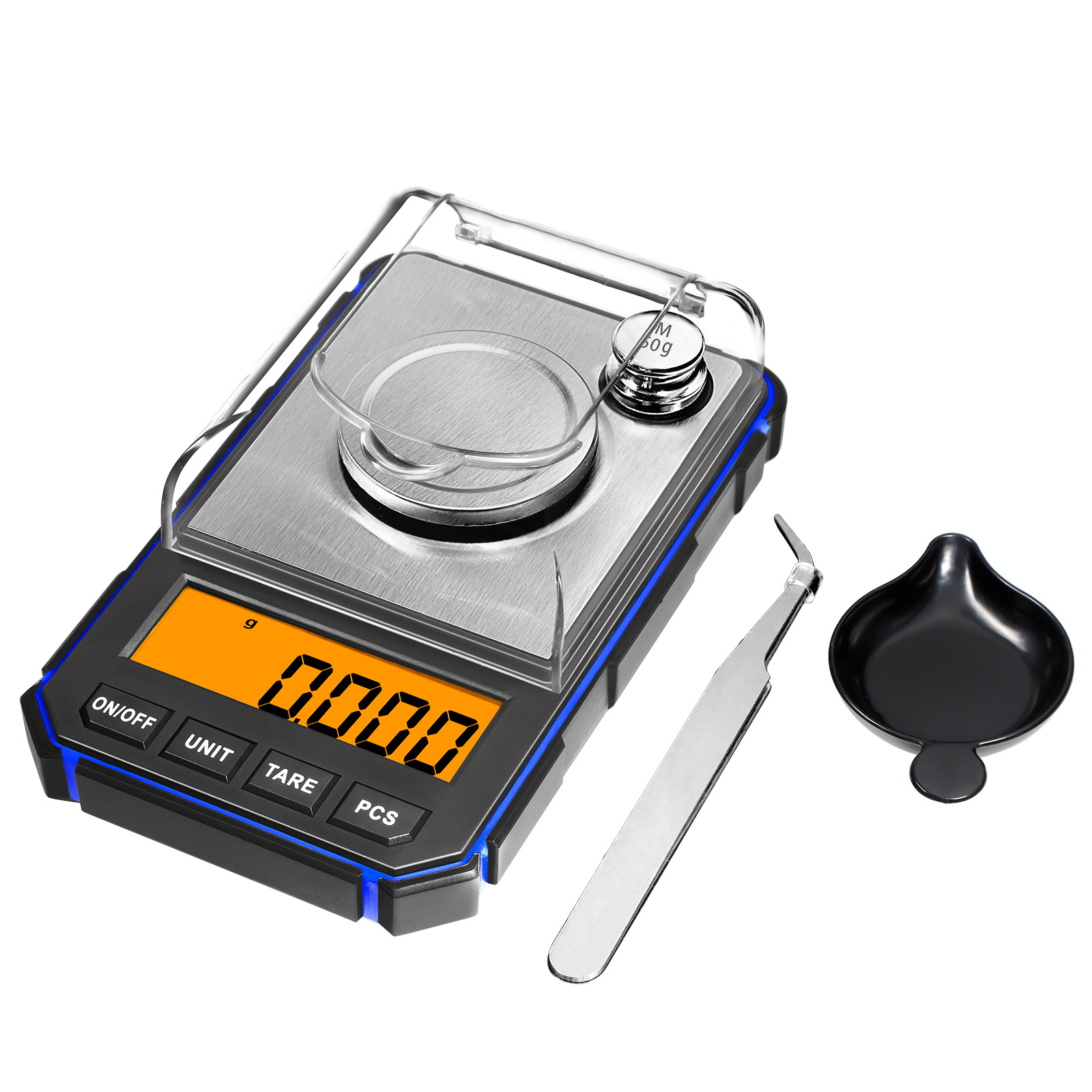 electronic scale mini jewelry scale 50g 0.001g gram measuring scale high precision balance millicarat scale