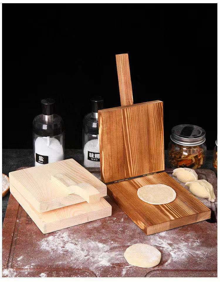实木神器家用压包子粿面皮模具手工擀配件摸具磨具压饼饺子皮