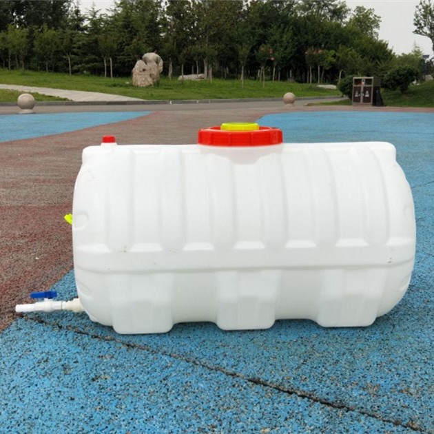 家用吨吨卧式塑料水桶蓄水箱储水罐三轮车拉水水箱水塔批发