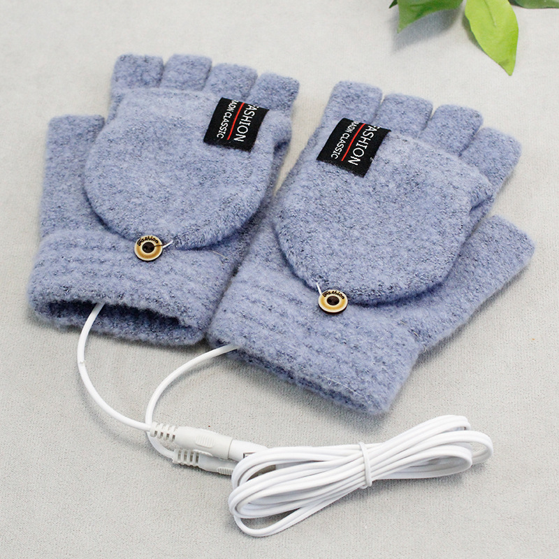 Usb Touch Screen Warm Heating Gloves Heating Gloves Electrically Heated Gloves Electric Heating Gloves Winter Warm Flip Gloves