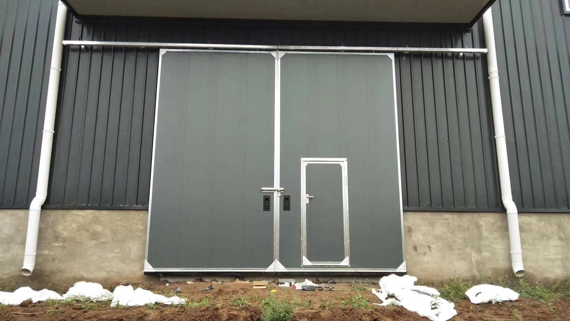 工业门 车间彩钢大门 工业保温平开门工厂车间仓库电动工业门