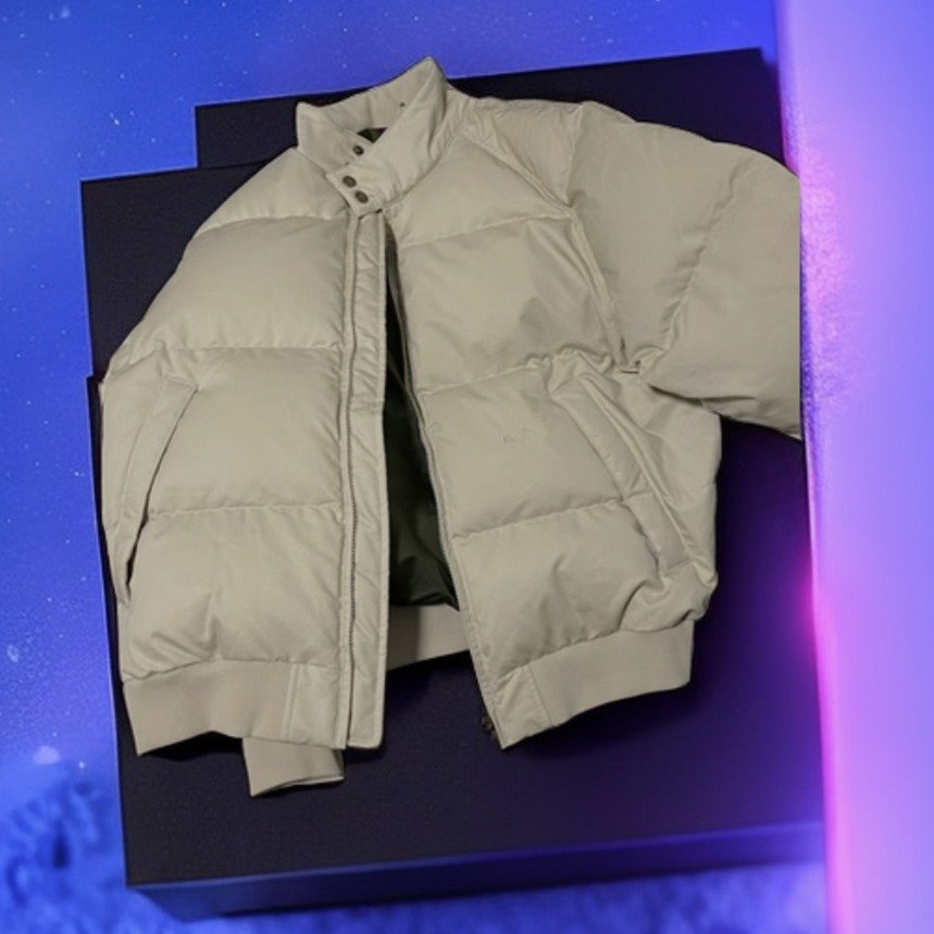 北脸棒球服tnf莆田高版本新款日系紫标光电子羽绒服冬高端外套男