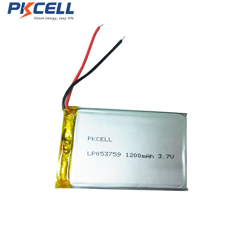 053759锂电池 3.7v 1200毫安足容 自拍杆对讲机专用锂聚合物电池
