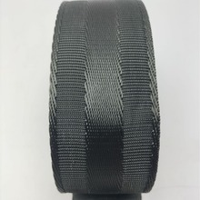 5CM宽仿尼龙双坑织带箱包带黑色5cm宽锦纶单面双坑肩包带 1.6mm厚