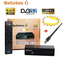 hellobox 6  带wifi DecoderH.265 DVB-S2/S2X机顶盒