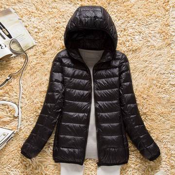 轻薄羽绒棉服女短款秋冬棉衣新款韩版宽松连帽大码小棉袄外套