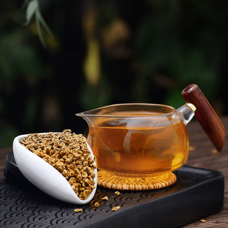 滇红黄金螺云南滇红茶凤庆蜜香型金螺功夫红茶叶礼盒装送长辈