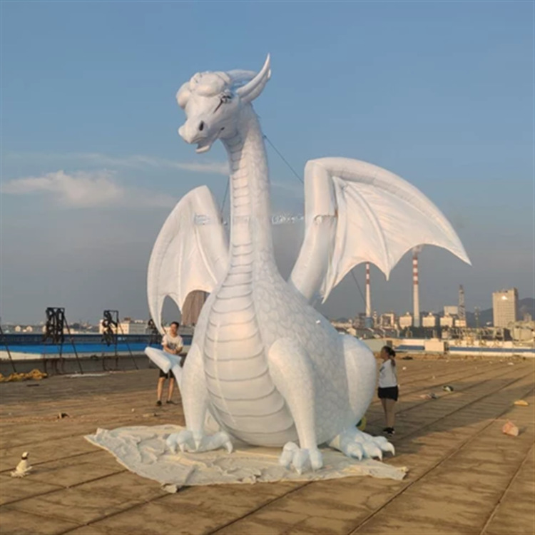 充气仿真飞龙卡通充气模型游行活动充气龙恐龙酒吧美陈装饰