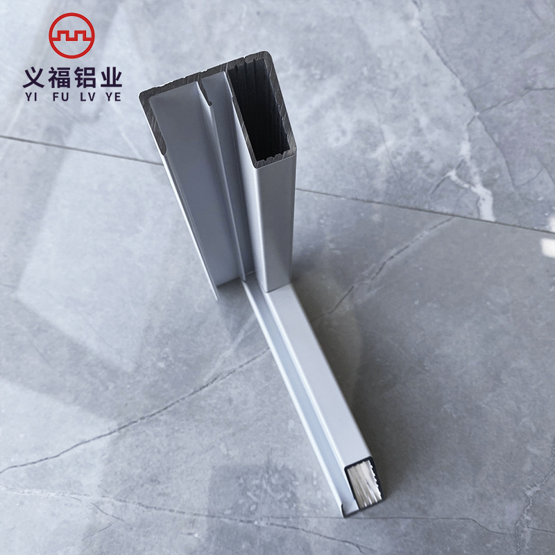 白色铝型材 新款20框极简玻璃门铝材 新颜色 实厚1.