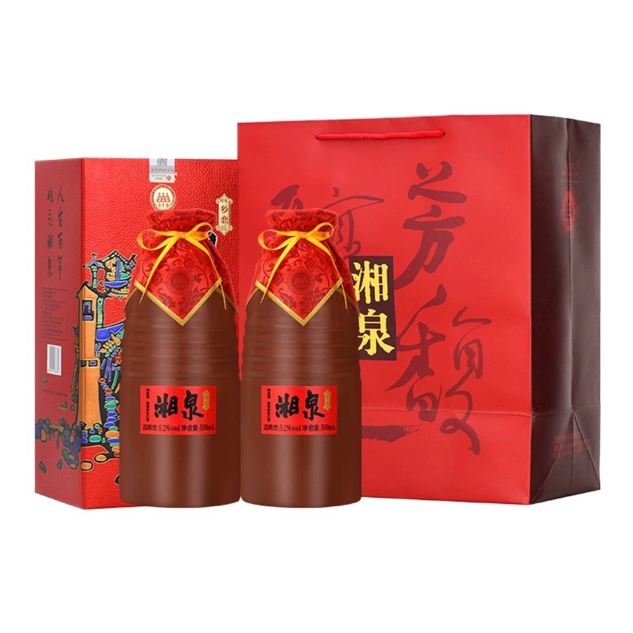 酒鬼酒 湘泉乡恋 52度馥郁香型白酒整箱批发 量大价低 图片_高清大图