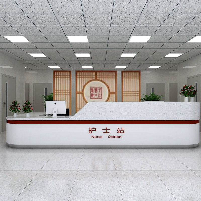 电解钢板制医院导医台导诊台护理站预检分诊台护士工作台厂家定做