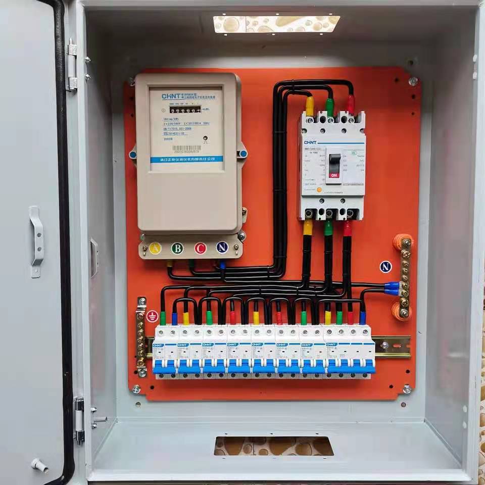 成套配电箱开关控制柜三相四线电表箱工地二三级箱家用照明箱