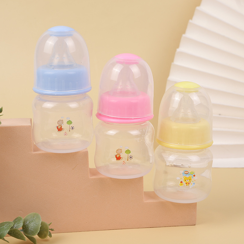 [honey baby] standard mouth baby bottle baby drinking water feeding bottle small feeding bottle infant mini feeding bottle