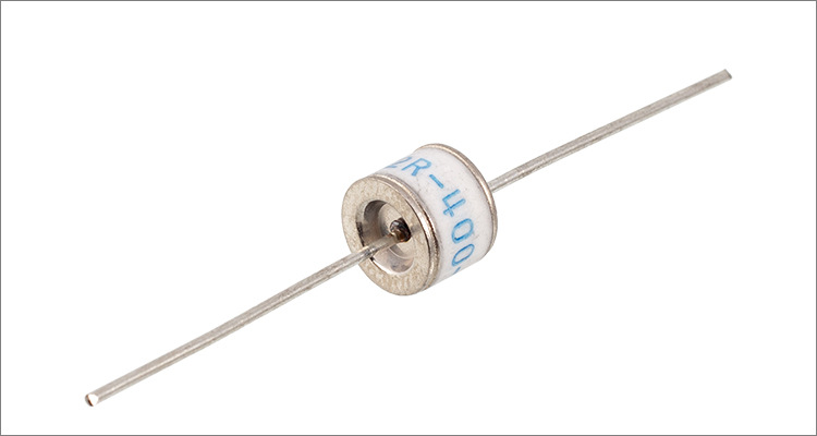 天馈信号陶瓷气体放电管8*6直插防雷管800v 5ka两脚8×6体积