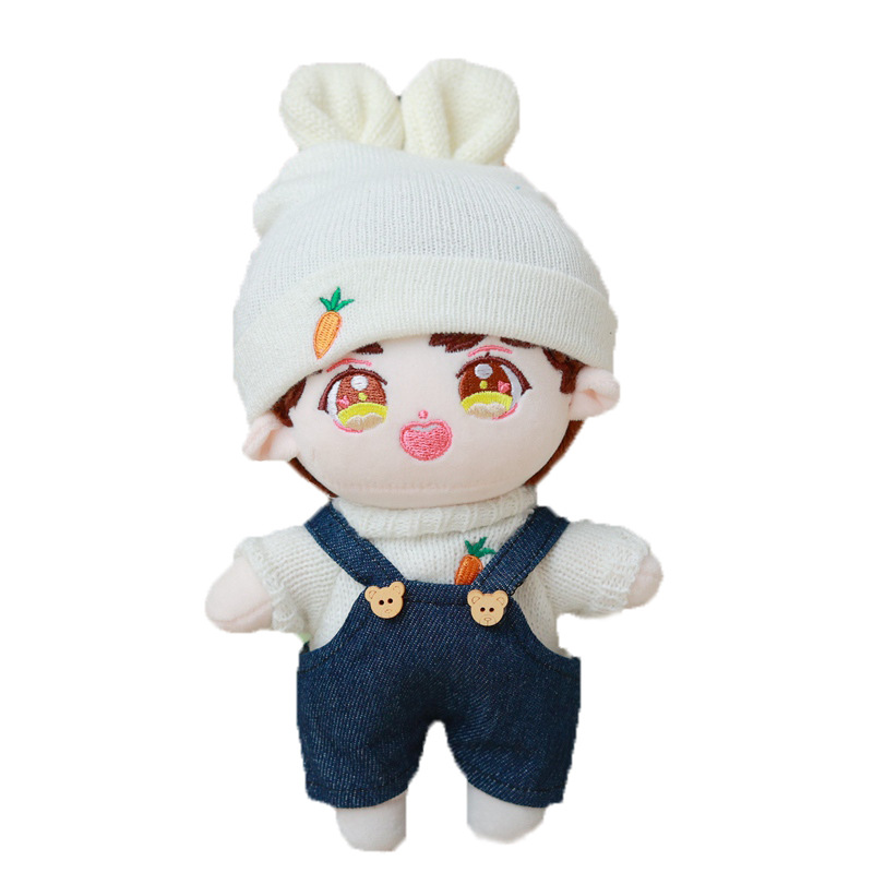 Cotton Doll Clothes Doll Clothes Clothing Accessories 20cm Doll Plush Toy Replacement Sweater Scarf Hat Doll Clothes Baby Pants Wholesale