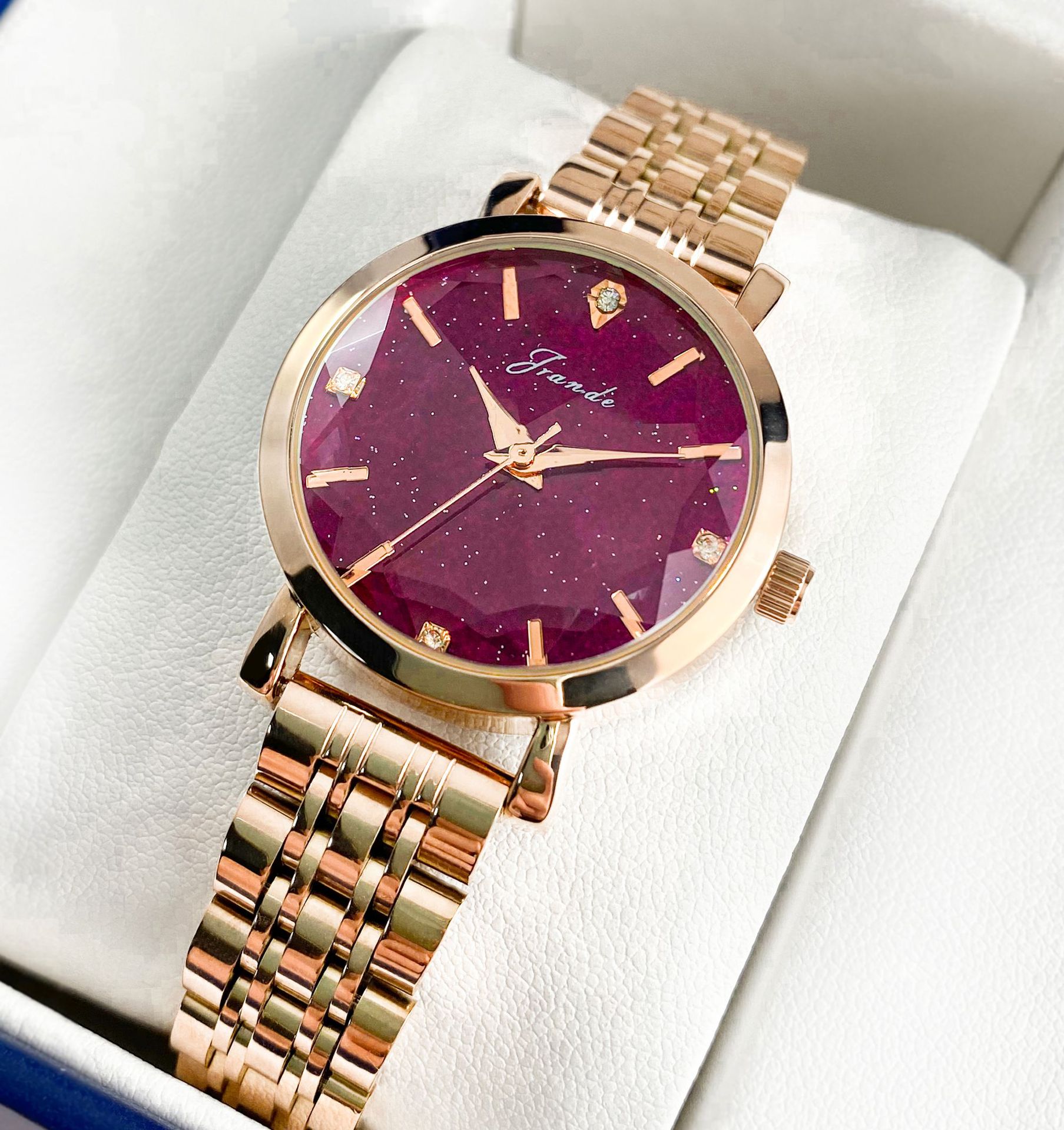 歌浪迪女款手表抖音热销女士手表grande7177璀璨新款女士优雅手表