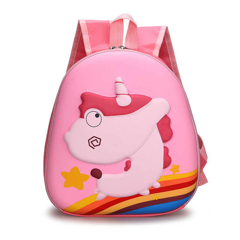 Printed Cute New Backpack Kindergarten Backpack Gift 3D Boys and Girls Baby Children Cartoon Backpack Trend