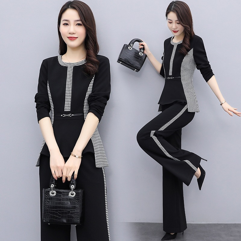 套装女时尚批发两件套高档女装一件代发2021春秋新款气质包臀裙时尚