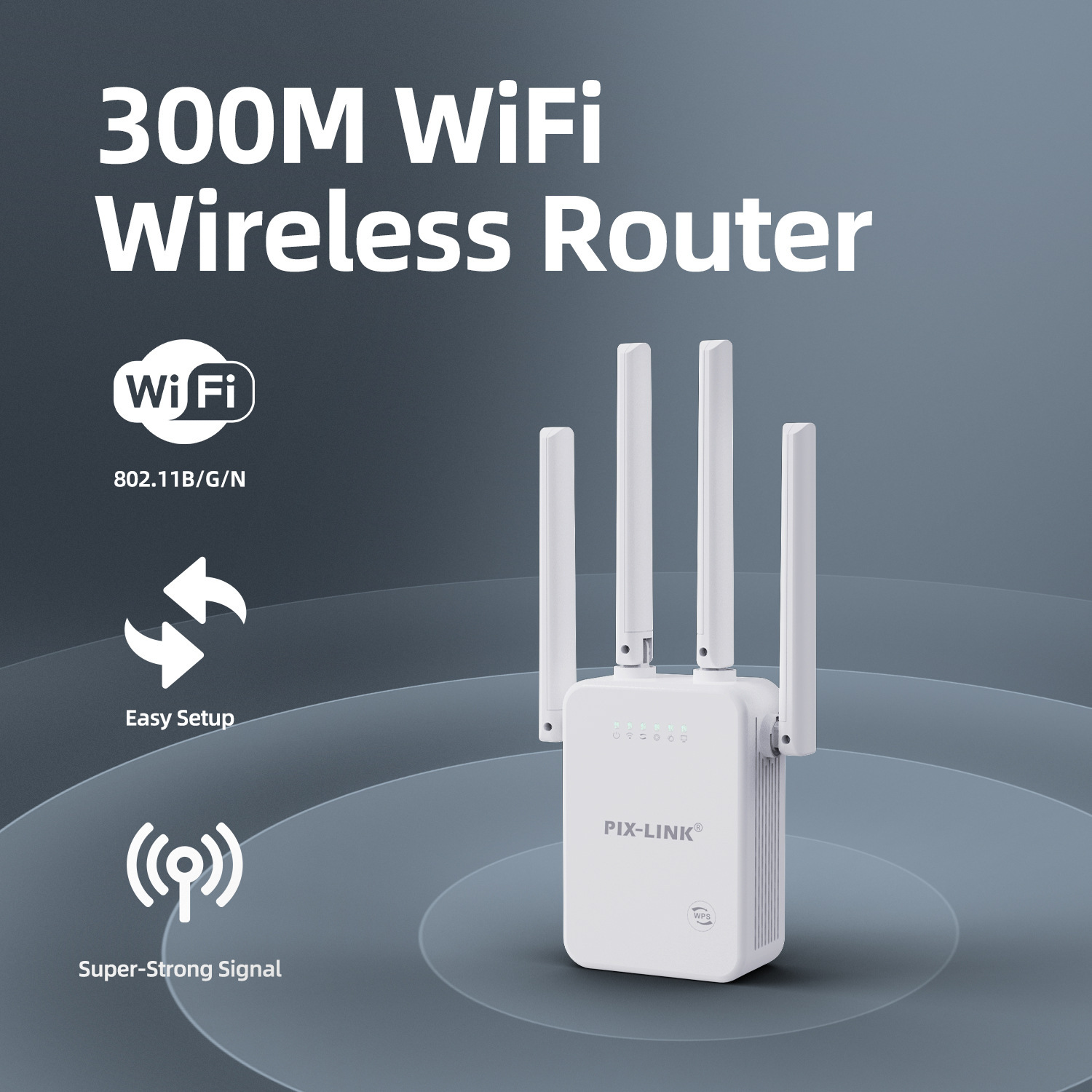2024新款wifi路由器信号放大无线网络增强器300m中继接收器穿墙王